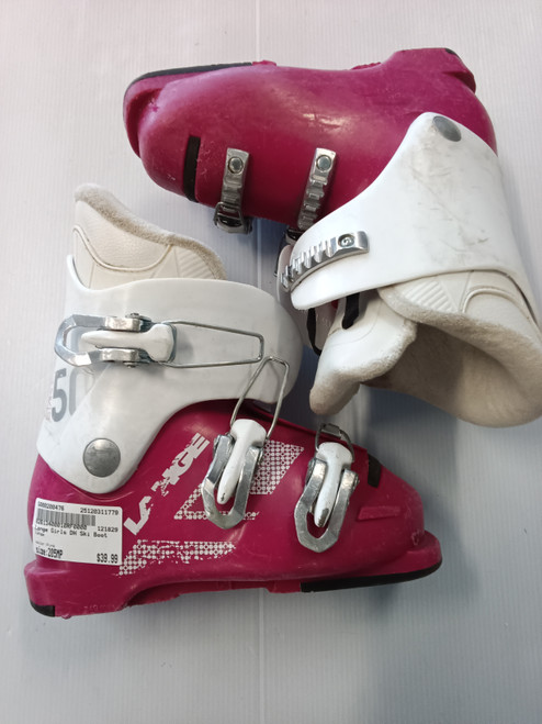 Vist Large View of Product Image Which is Used Lange Girls DH Ski Boot Pink 205 MP - J01