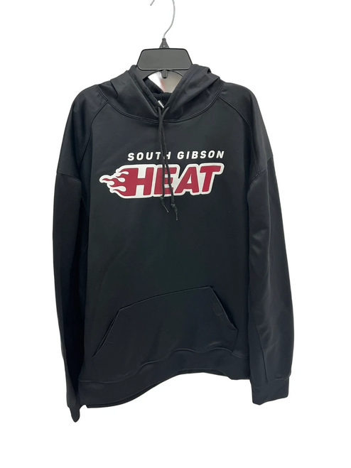 Vist Large View of Product Image Which is Used Badger SG Heat Mens XL Black Hoodie Sweatshirt