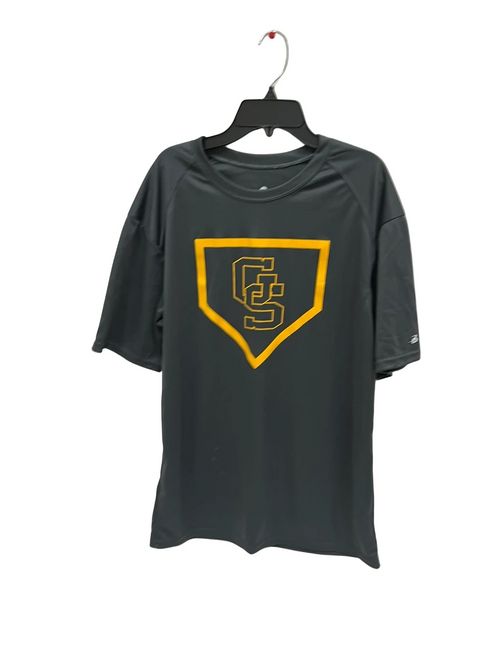 Vist Large View of Product Image Which is Used Badger Gibson Southern Mens MD Grey T-Shirt