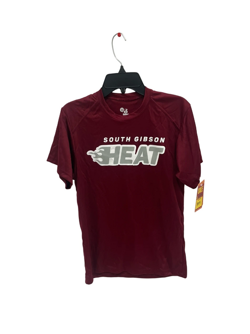 Vist Large View of Product Image Which is New Badger SG Heat S.S. Youth MD T-Shirt Cardinal