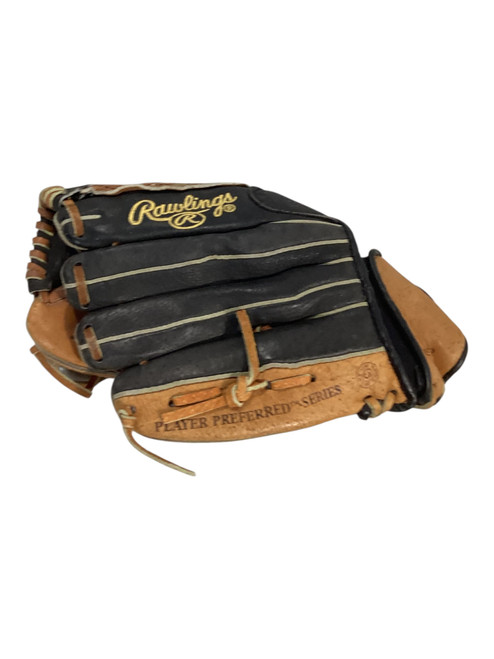 Vist Large View of Product Image Which is Used Rawlings PP11TB BB/SB Glove RH Throw Brown 11"