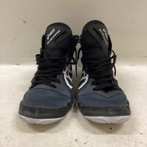 Vist Large View of Product Image Which is Used Asics Wrestling Shoes Black Senior 8