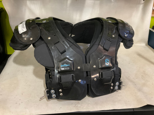 Vist Large View of Product Image Which is Used SPORTS UNLIMITED STEALTH FB Shoulder Pads Black 2X