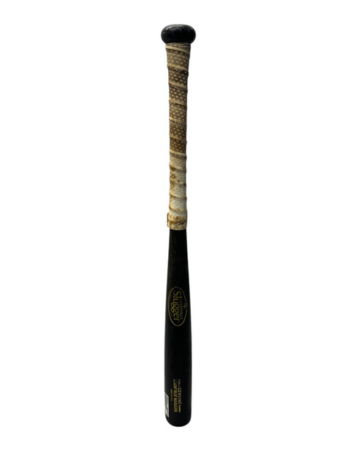 Vist Large View of Product Image Which is Used Louisville Slugger GENUINE BB/SB Wood Bat Black 28"
