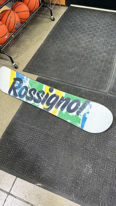 Vist Large View of Product Image Which is Used Rossignol SCAN Boys Board/Binding White 120 cm
