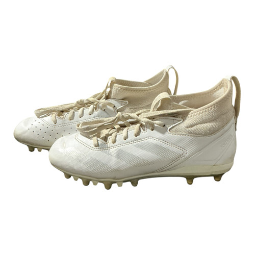 Vist Large View of Product Image Which is Used Adidas LAX Cleats Mens White Senior 5.5