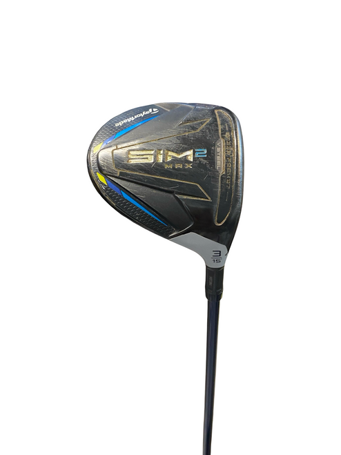 Vist Large View of Product Image Which is Used Taylormade SIM 2 MAX Mens Fairway Wood RH 3 Wood