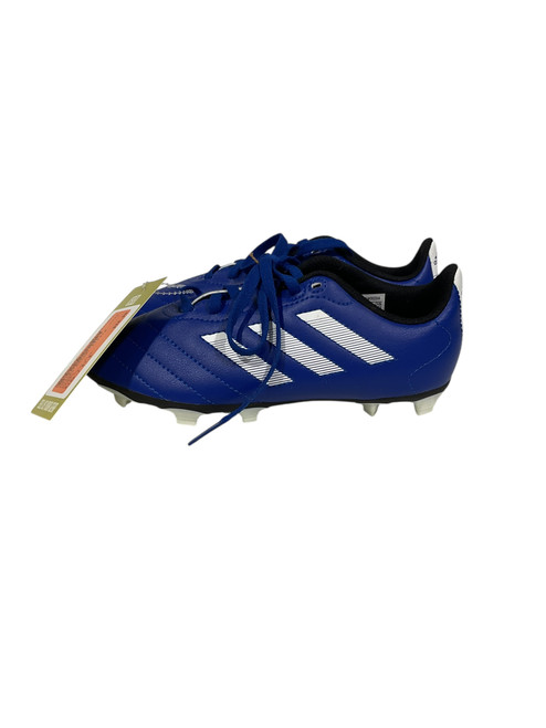Vist Large View of Product Image Which is Used Adidas Soccer Cleats Royal Blue Junior 01.5
