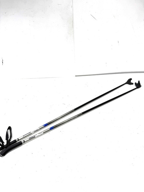 Vist Large View of Product Image Which is Used Whitewoods CROSS TRAIL Mens XC Ski Poles Grey 135 cm / 54 in
