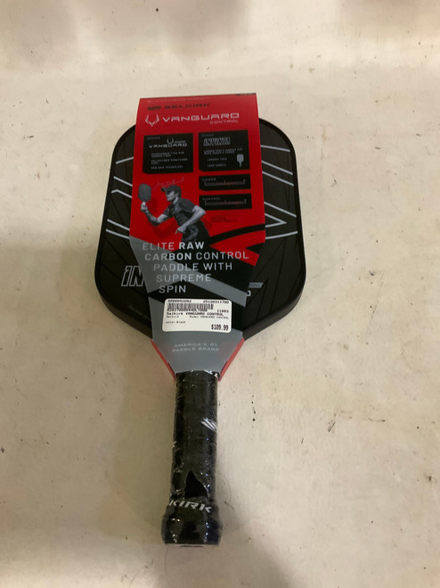 Vist Large View of Product Image Which is Used Selkirk VANGUARD CONTROL Pickleball Racquet Black