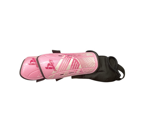 Vist Large View of Product Image Which is Used Brava Soccer Shin Guards Youth Pink XS