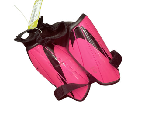 Vist Large View of Product Image Which is Used Nike Soccer Shin Guards Junior Pink LG