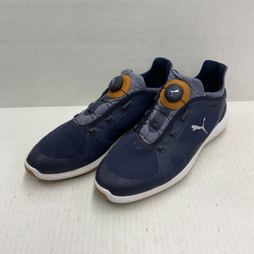 Vist Large View of Product Image Which is Used Puma Mens Golf Shoes Navy Blue Senior 10