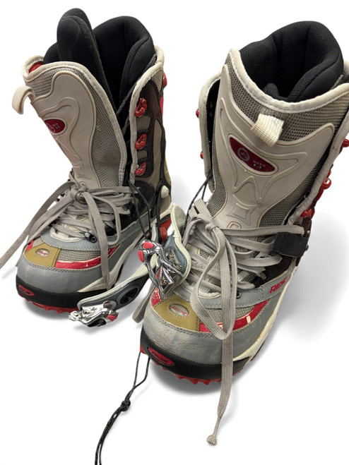 Vist Large View of Product Image Which is Used Ride RIDE NOVA Mens Snowboard Boots Grey Senior 10
