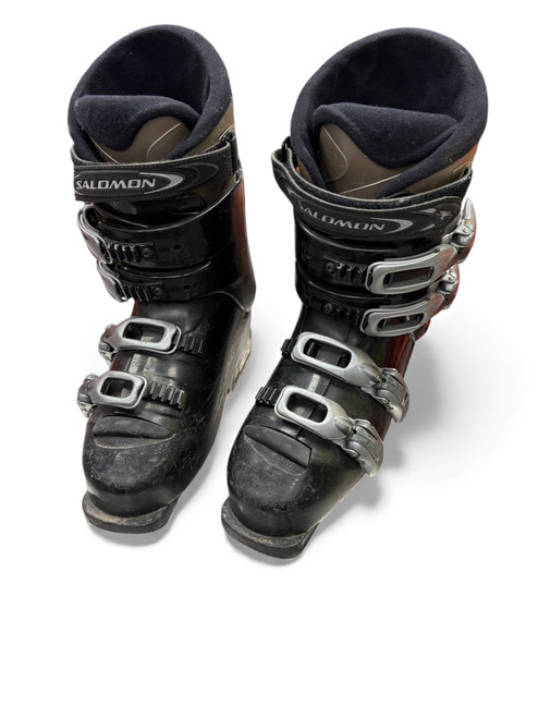Vist Large View of Product Image Which is Used Salomon 4.0 AERFORMA Mens DH Ski Boot Black 250 MP - M07 - W08