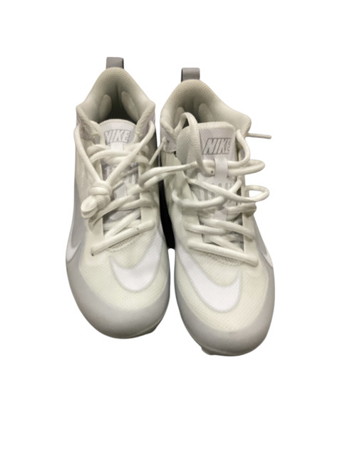 Vist Large View of Product Image Which is Used Nike Soccer Cleats White Junior 04