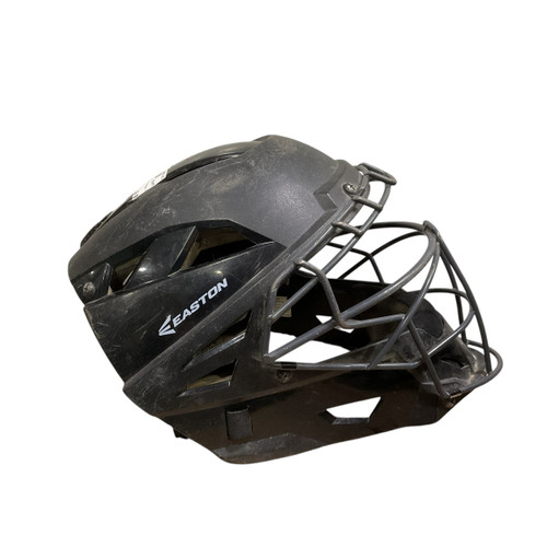 Vist Large View of Product Image Which is Used Easton PROWESS P2 Catchers Helmet w/Mask Black One Size