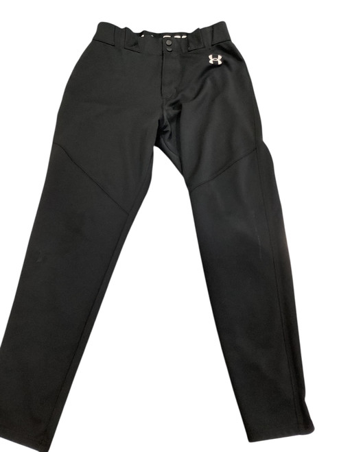 Vist Large View of Product Image Which is Used Under Armour BASEBALL PANTS BB/SB Pant Mens Black LG