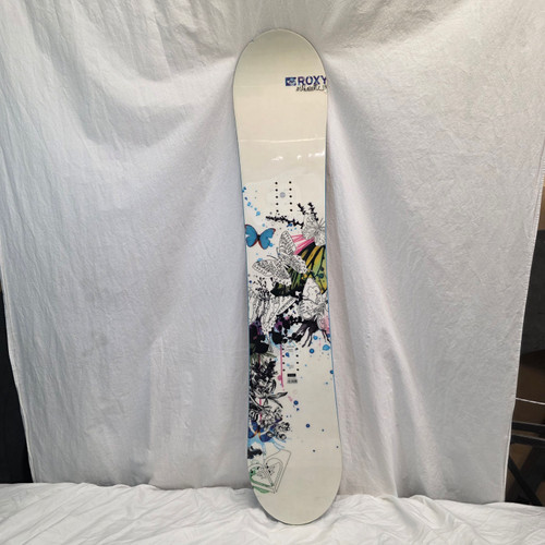 Vist Large View of Product Image Which is Used Roxy SILHOUETTE Womens Snowboard Only White 140 cm