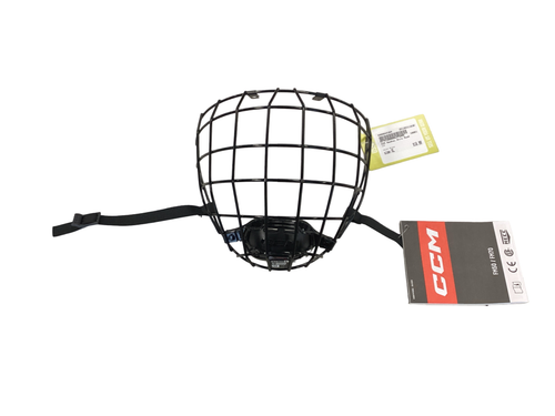 Vist Large View of Product Image Which is Used CCM Hockey Wire Mask Black XL