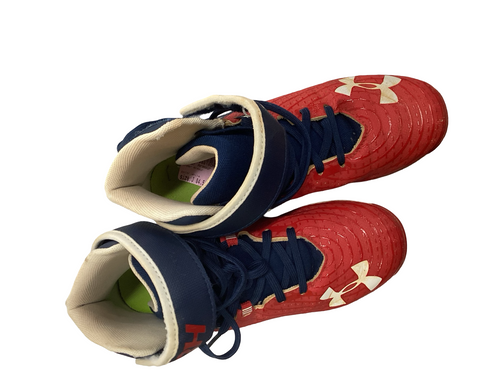 Vist Large View of Product Image Which is Used Under Armour Jr FB Cleats Junior 04.5