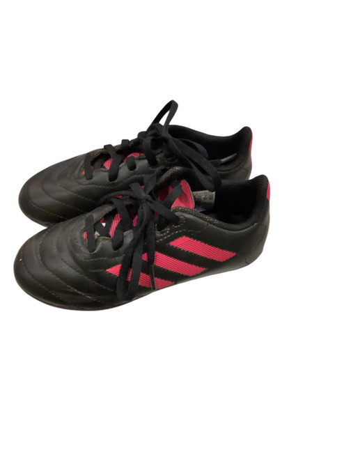 Vist Large View of Product Image Which is Used Adidas Soccer Cleats Black Youth 12.5