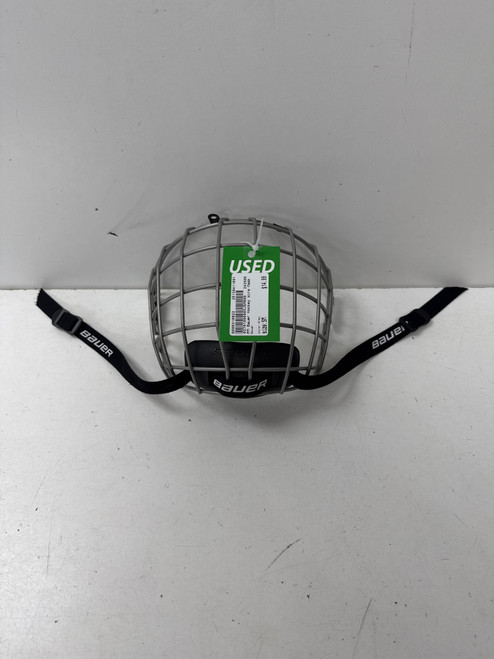 Vist Large View of Product Image Which is Used Bauer Hockey Wire Mask Grey SM