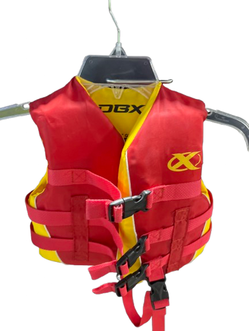 Vist Large View of Product Image Which is Used DBX DBX CHILD PFD 30-50LBS Child PFD Red S/M