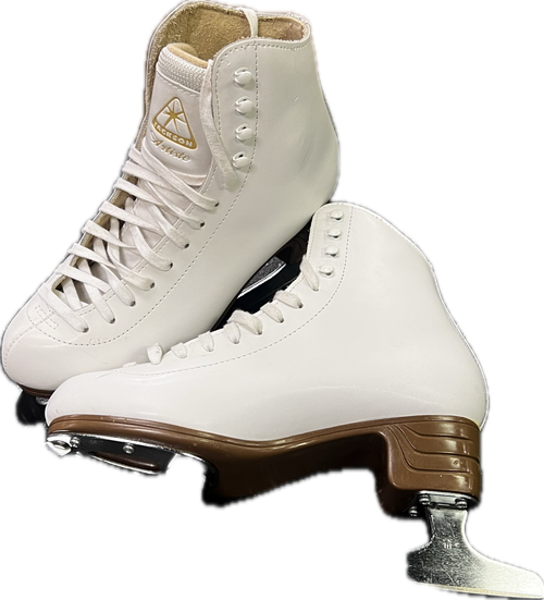 Vist Large View of Product Image Which is Used Jackson ARTISTE WomensFigure Skate White Senior 7.5
