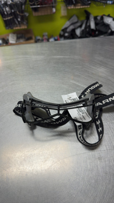 Vist Large View of Product Image Which is Used Under Armour GOGGLES Lacrosse Facial Protect Grey Senior