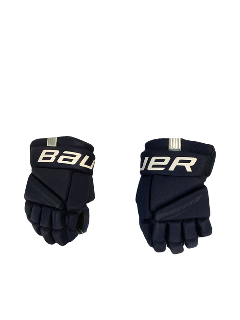 Vist Large View of Product Image Which is Used Bauer X Youth Gloves Navy Blue 9"
