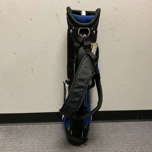 Vist Large View of Product Image Which is Used Maxfli Jr Stand Bag Black And Royal Blue