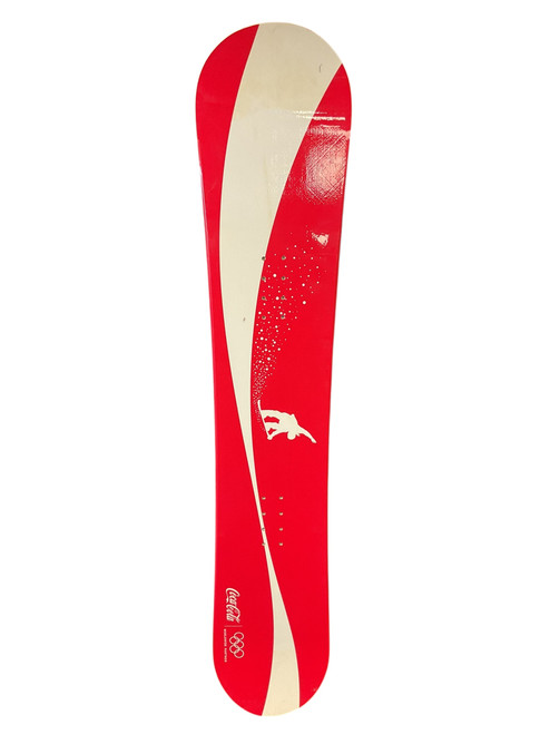 Vist Large View of Product Image Which is Used 2010 WINTER OLMYPICS COCA-COLA Mens Snowboard Only Red 150 cm