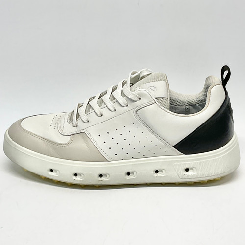 Vist Large View of Product Image Which is Used Ecco GOLF STREET 720 Mens Golf Shoes White Senior 8