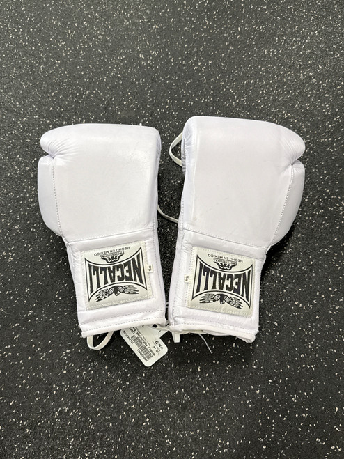 Vist Large View of Product Image Which is Used NECALLI PROFESSIONAL Boxing Gloves White Senior