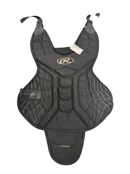 Vist Large View of Product Image Which is Used Rawlings - Catchers Chest Protector Black Youth