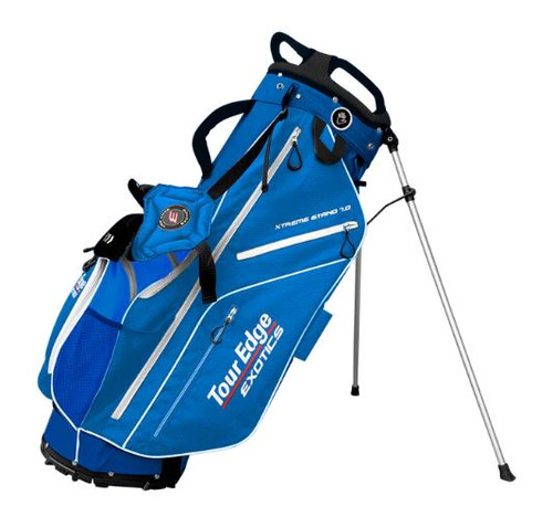 Vist Large View of Product Image Which is Used Tour Edge EXOTICS XTREME 7.0 Mens Stand Bag Royal Blue
