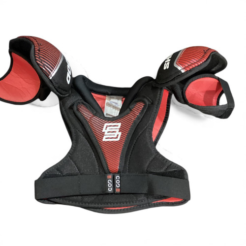 Vist Large View of Product Image Which is Used Sher-wood CODE III Youth Shoulder Pads MD