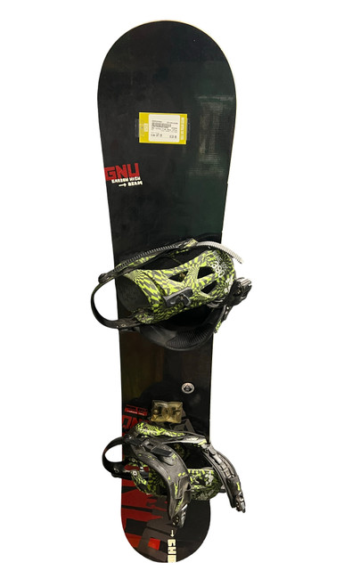 Vist Large View of Product Image Which is Used GNU CARBON HIGH BEAM Boys Board/Binding Black 147 cm