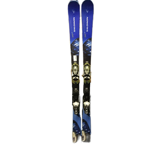 Vist Large View of Product Image Which is Used Salomon SIAM 7 Womens DH Ski/Binding Navy Blue 154 cm