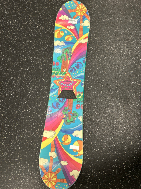 Vist Large View of Product Image Which is Used Burton CHICKLET Girls Snowboard Only Carolina Blue 110 cm