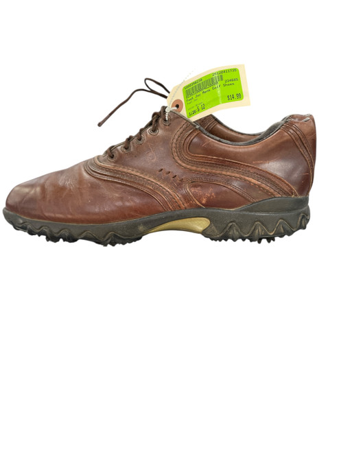 Vist Large View of Product Image Which is Used Foot Joy Mens Golf Shoes Brown Senior 12