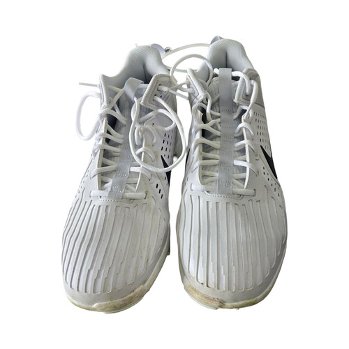 Vist Large View of Product Image Which is Used Nike Adult FB Cleats White Senior 14