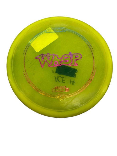 Vist Large View of Product Image Which is Used Discraft WASP Disc Golf Mid Range Yellow