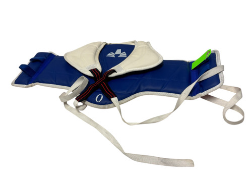 Vist Large View of Product Image Which is Used Martial Arts Chest Guard White/Red/Navy Size 0