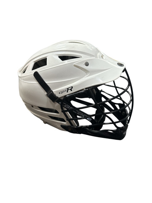 Vist Large View of Product Image Which is Used Cascade CASCADE CPX-R Lacrosse Helmet White One Size