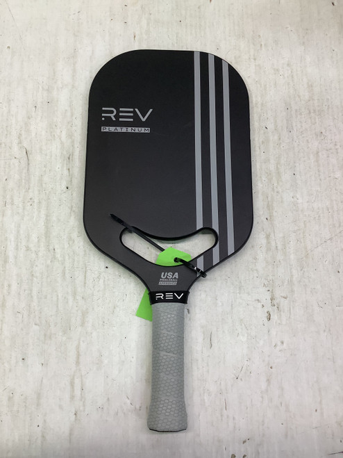 Vist Large View of Product Image Which is Used REV PLATINUM PICKLEBALL RACQUET Adult Racquetball Racquet Black Unknown
