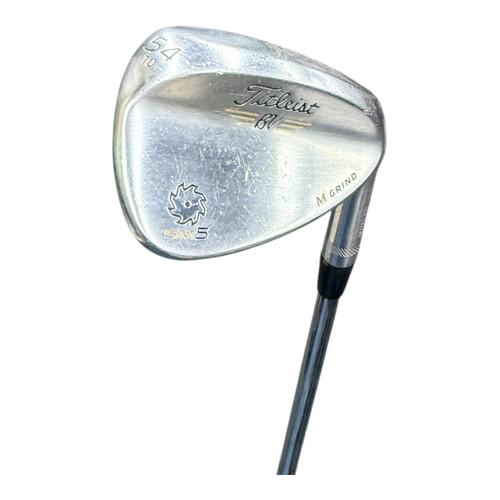 Vist Large View of Product Image Which is Used Titleist VOKEY SM5 F GRIND Golf Wedge Mens RH 54 Degree