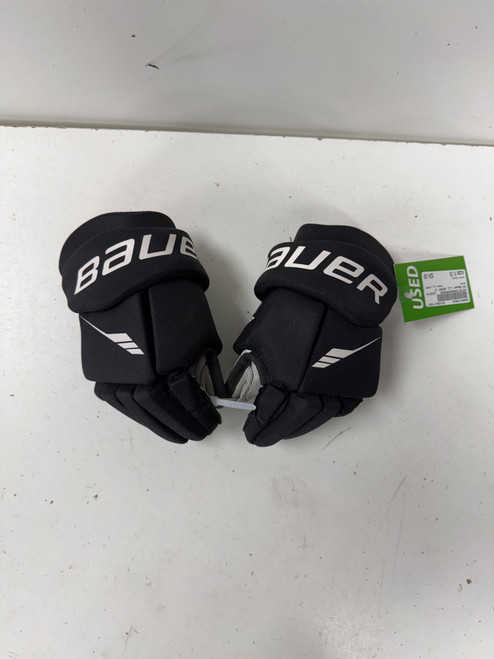 Vist Large View of Product Image Which is Used Bauer LIL SPORT Youth Gloves Black 9"