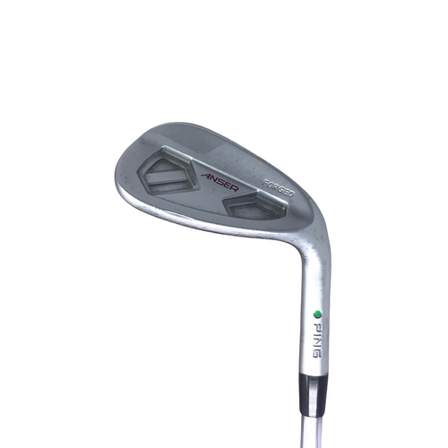 Vist Large View of Product Image Which is Used Pinemeadow ANSER GREEN DOT Golf Wedge Mens RH Sand Wedge